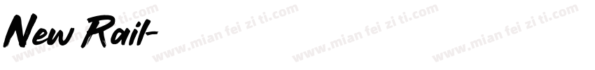 New Rail字体转换